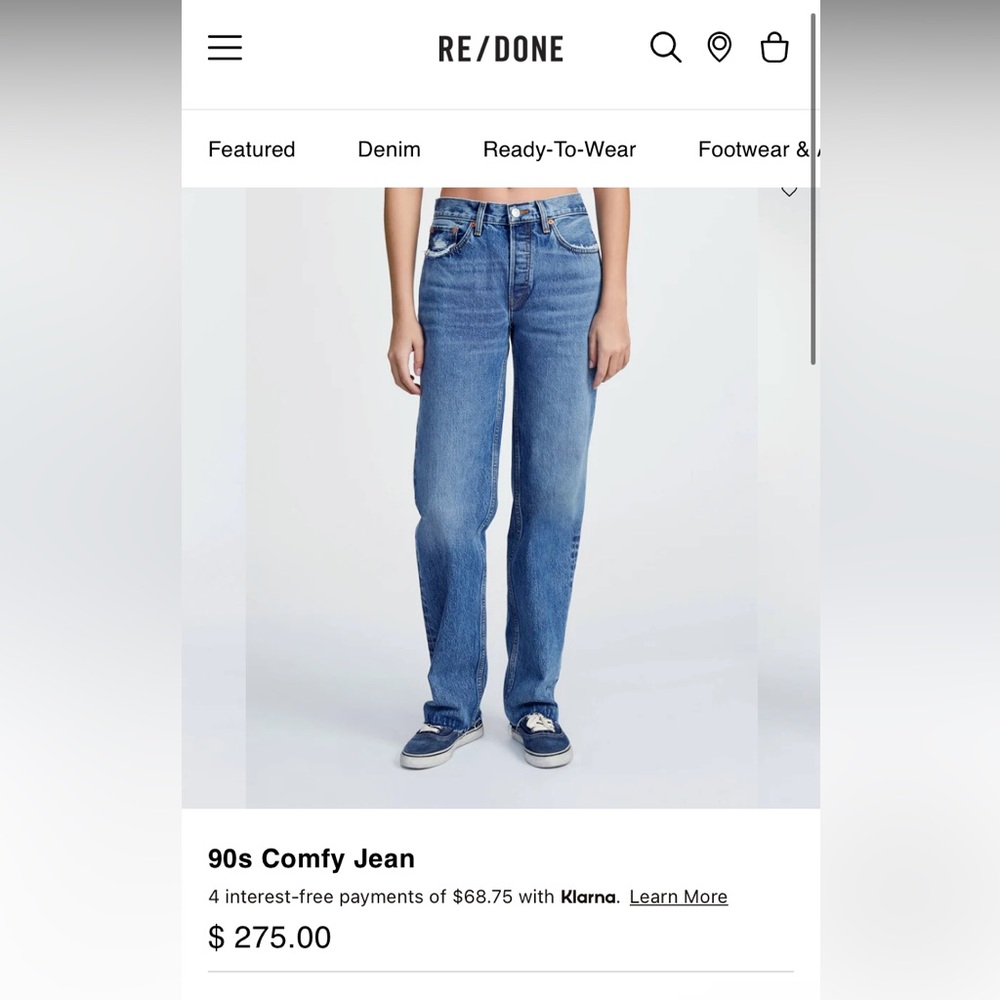RE/DONE ORIGINAL JEANS